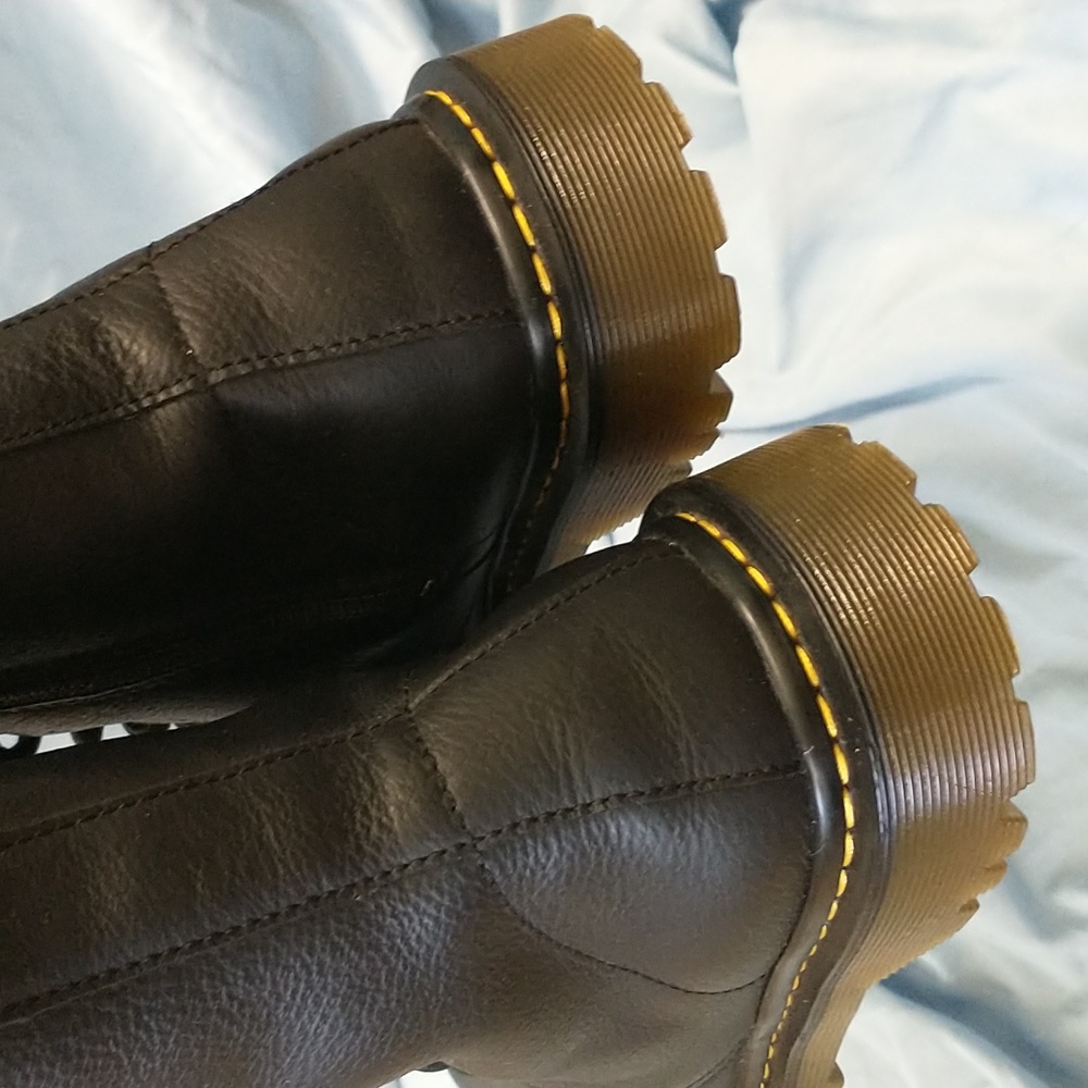 Dr. Martens Black Lace-Up Women's Boots - Picture 10 of 15